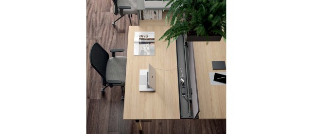 X4 wooden legs Operative desks